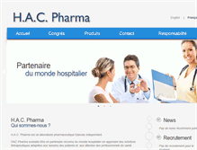Tablet Screenshot of hacpharma.com